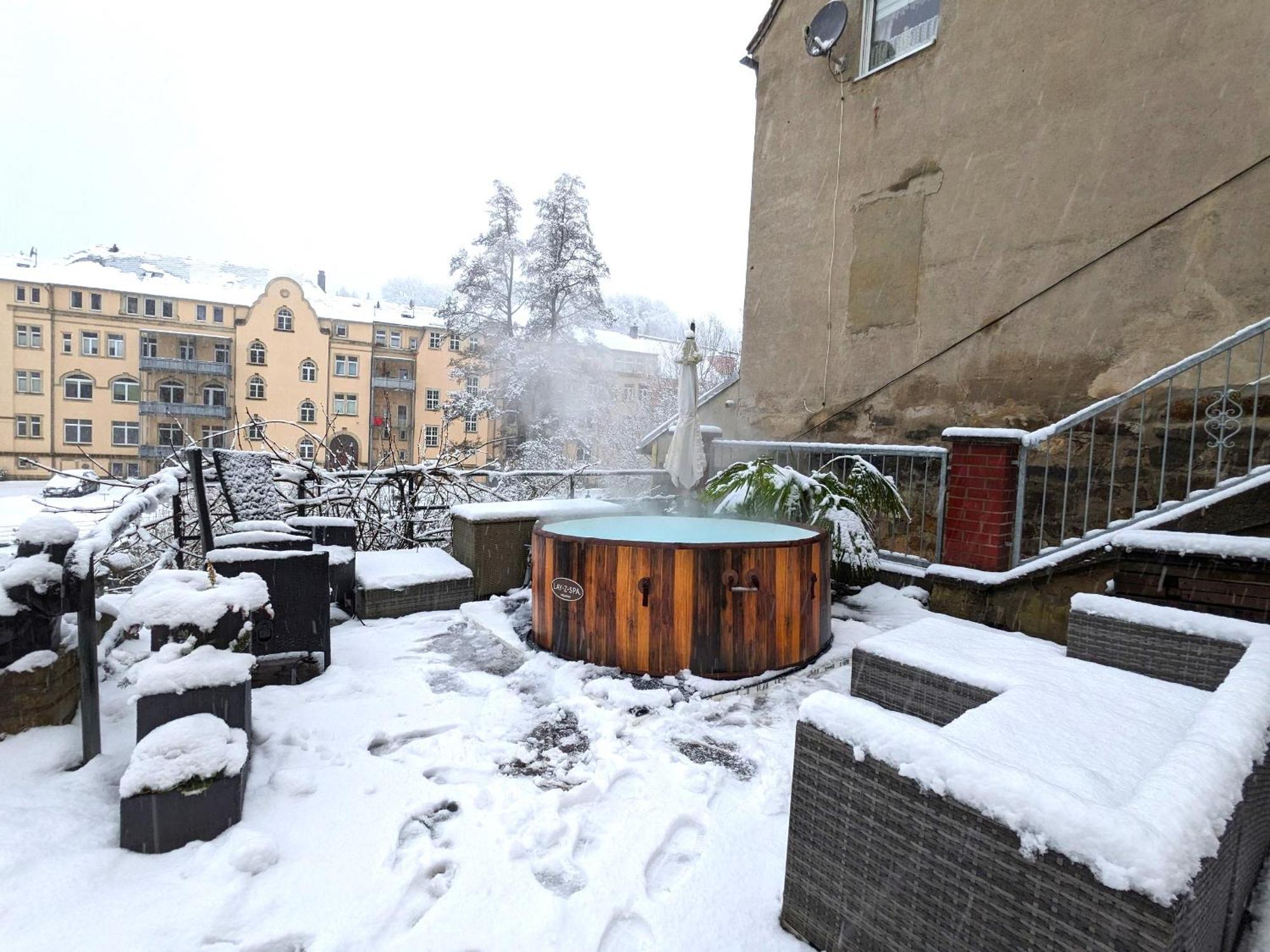 Hw1 - Urlaubsmagie - Sauna&Whirlpool Zum Entspannen Sebnitz Esterno foto